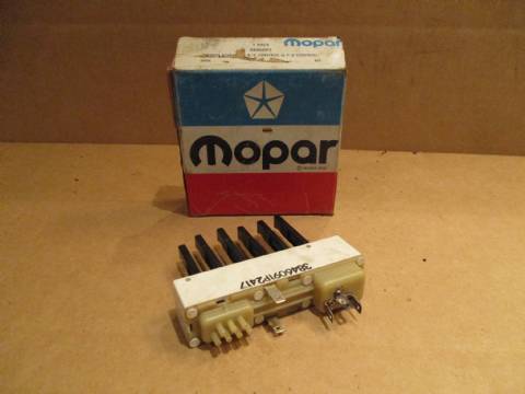 Heater and A/C pushbutton switch